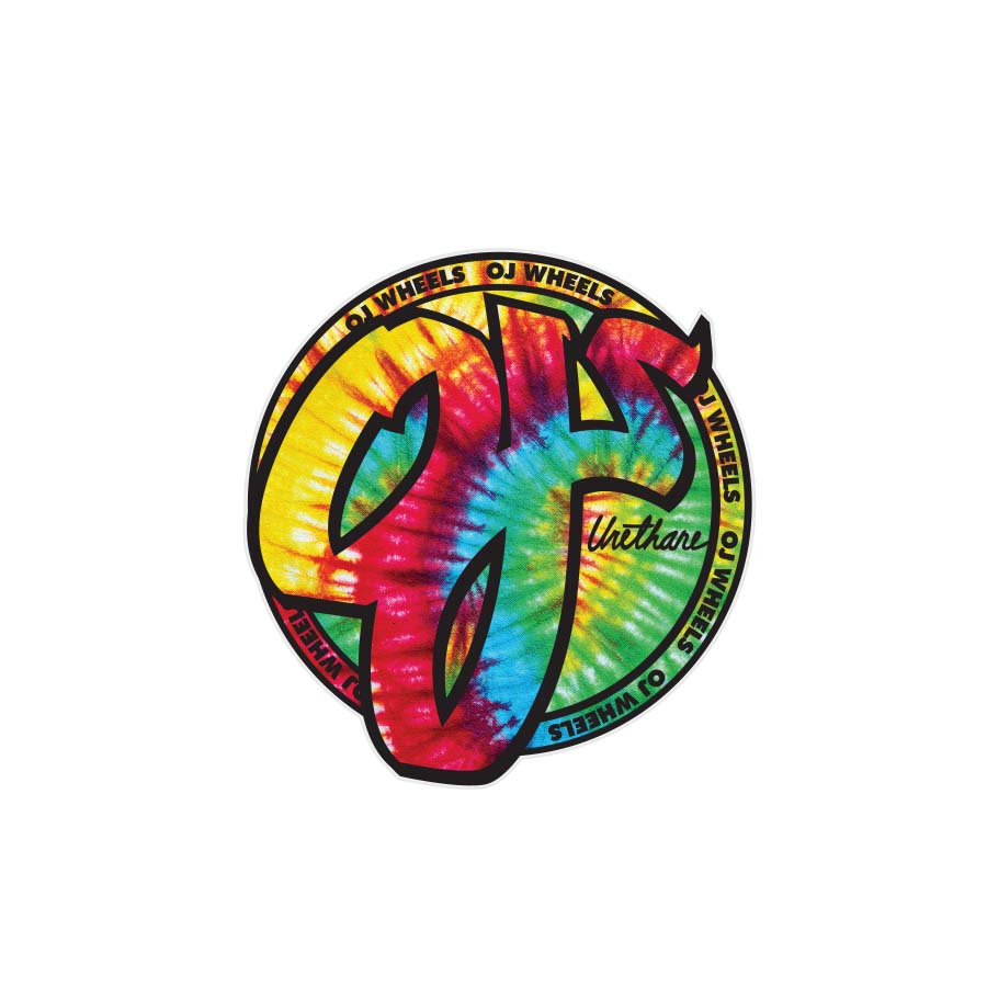 OJ Wheels Trippy Juice 3" Skateboard Sticker / Decal