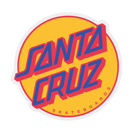 Santa Cruz Other Dot Yellow 6" Sticker