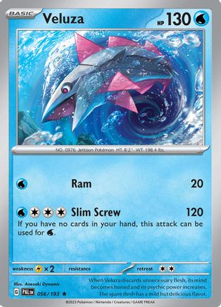 Veluza 056/193 - SV02 Paldea Evolved Holofoil - Golden Apple Comics