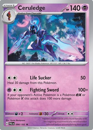 Ceruledge 098/193 - SV02 Paldea Evolved Holofoil