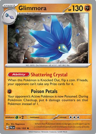 Glimmora 126/193 - SV02 Paldea Evolved Holofoil - Golden Apple Comics