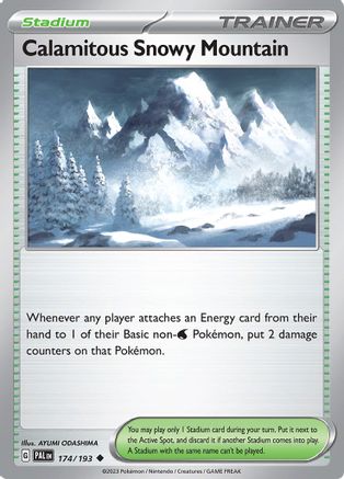 Calamitous Snowy Mountain 174/193 - SV02 Paldea Evolved