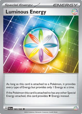 Luminous Energy 191/193 - SV02 Paldea Evolved
