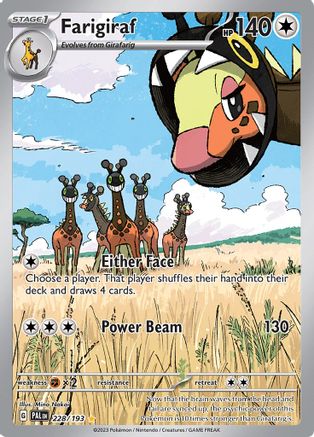Farigiraf 228/193 - SV02 Paldea Evolved Holofoil