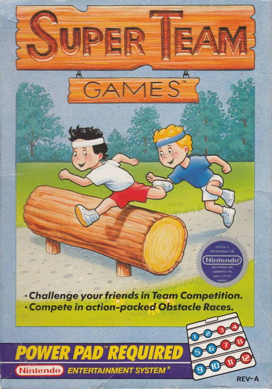 Super Team Games With Power Pad (Nintendo NES)