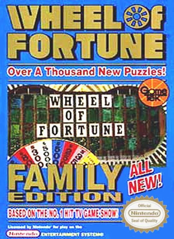 Wheel of Fortune: Family Edition (Nintendo NES)