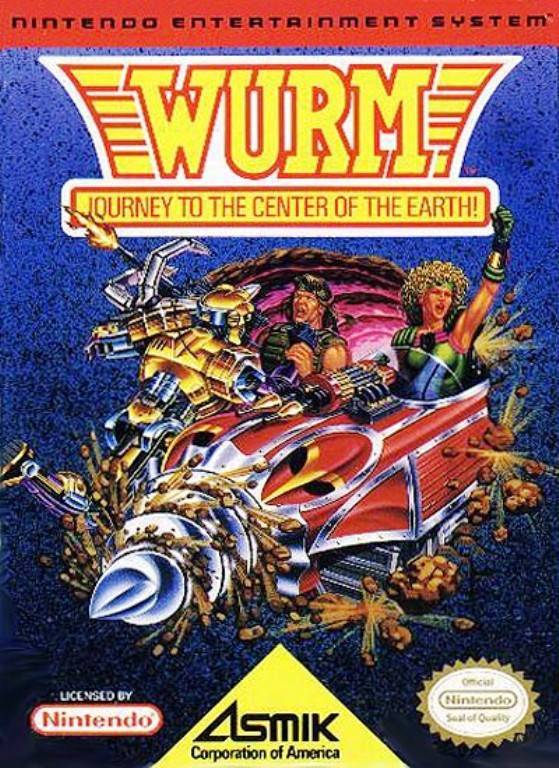 Wurm Journey to the Center of the Earth (Nintendo NES)