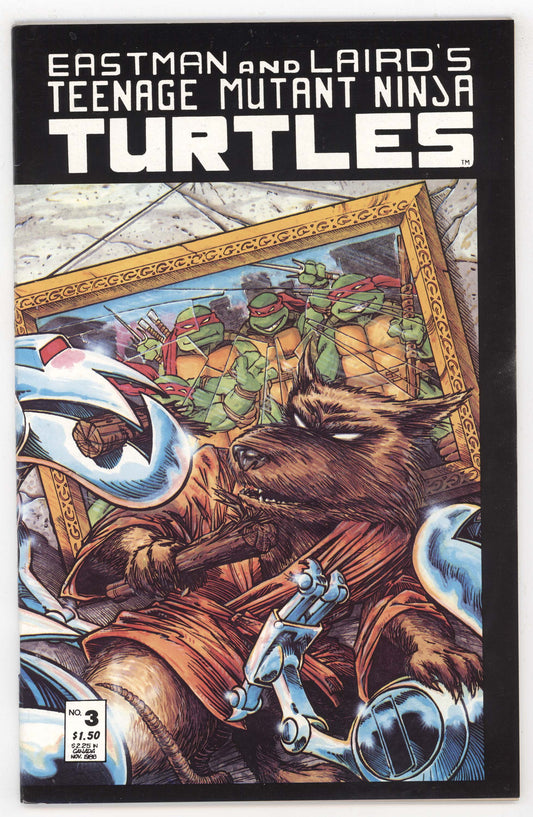 Teenage Mutant Ninja Turtles 3 Mirage 1988 VF NM 2nd Print Kevin Eastman TMNT
