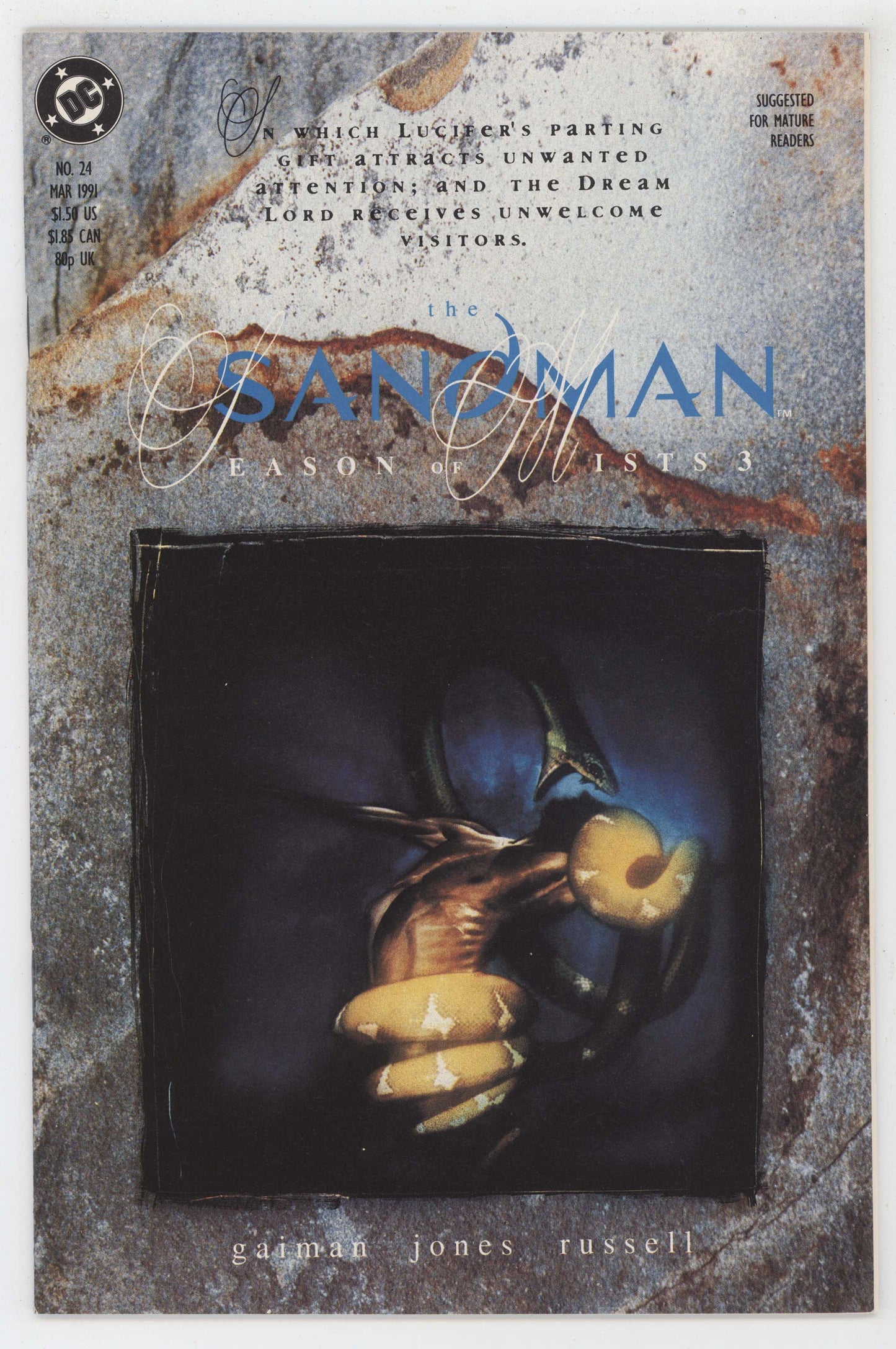 Sandman 24 DC Vertigo 1991 NM Neil Gaiman Dave McKean 1st Bast