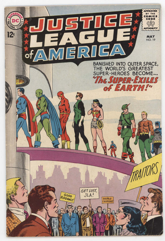Justice League Of America 19 DC 1963 VG Superman Batman Wonder Woman