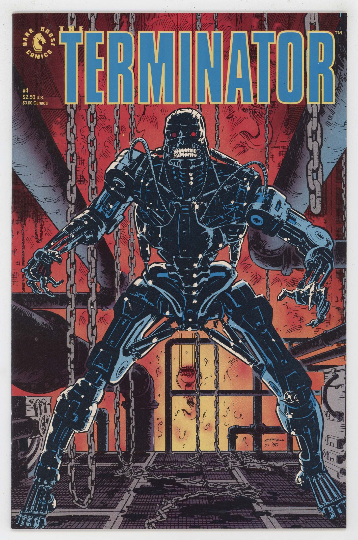 Terminator 4 Dark Horse 1990 NM+ 9.6 John Arcudi Chris Warner Movie