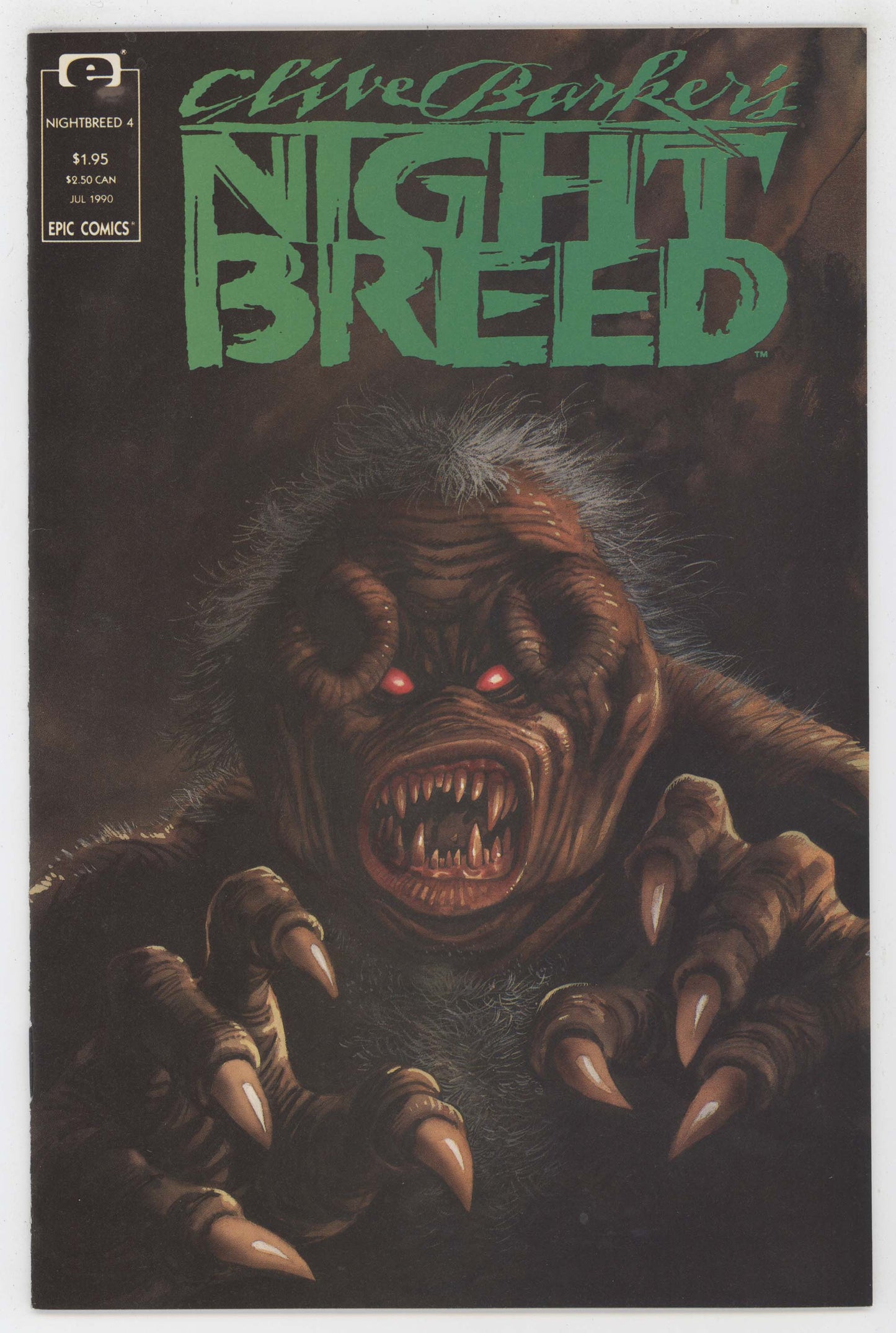 Nightbreed 4 Marvel Epic 1990 NM Clive Barker Horror Movie