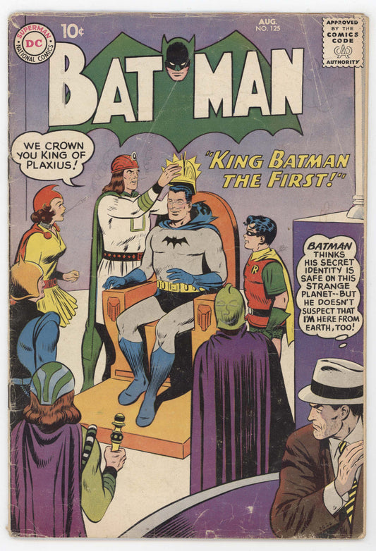 Batman 125 DC 1959 GD VG Curt Swan Bill Finger Robin King
