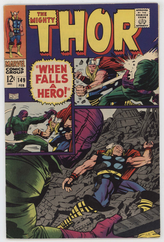 Mighty Thor 149 Marvel 1967 FN VF Jack Kirby Stan Lee Wrecker Inhumans