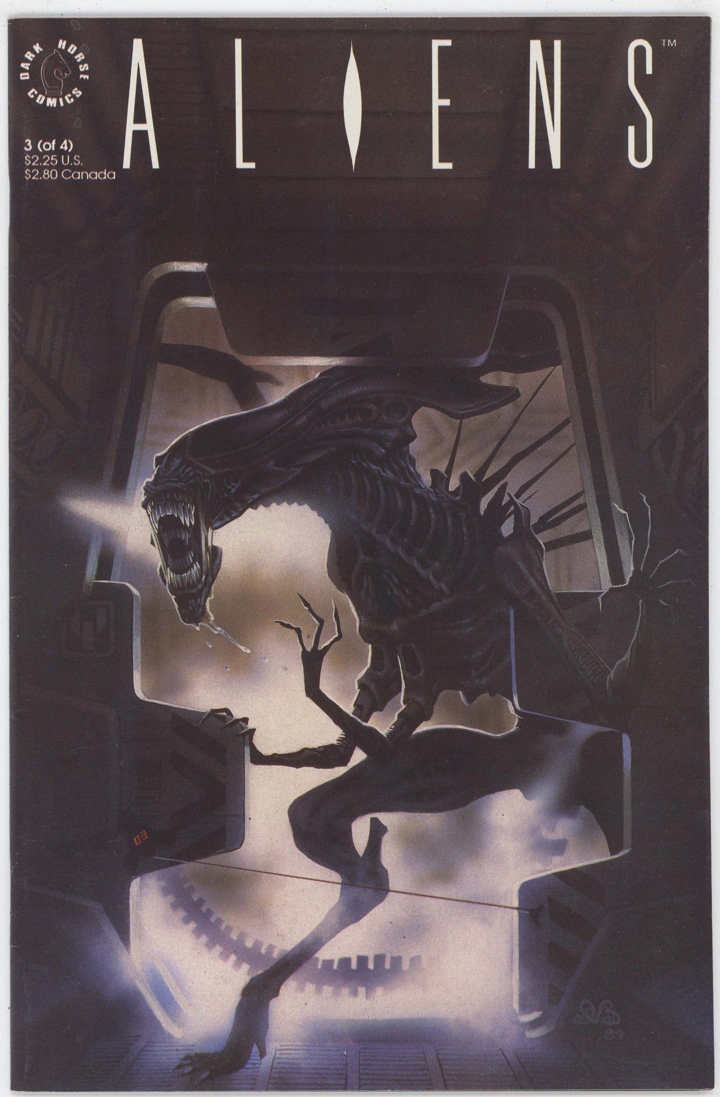 Aliens 3 Dark Horse 1990 VF NM Denis Beauvais Mark Verheiden Movie