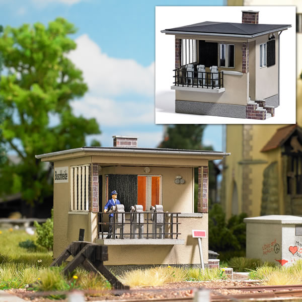 Busch 1461 HO Scale Grade Crossing Guard's Hut -- Kit - Golden Apple Comics