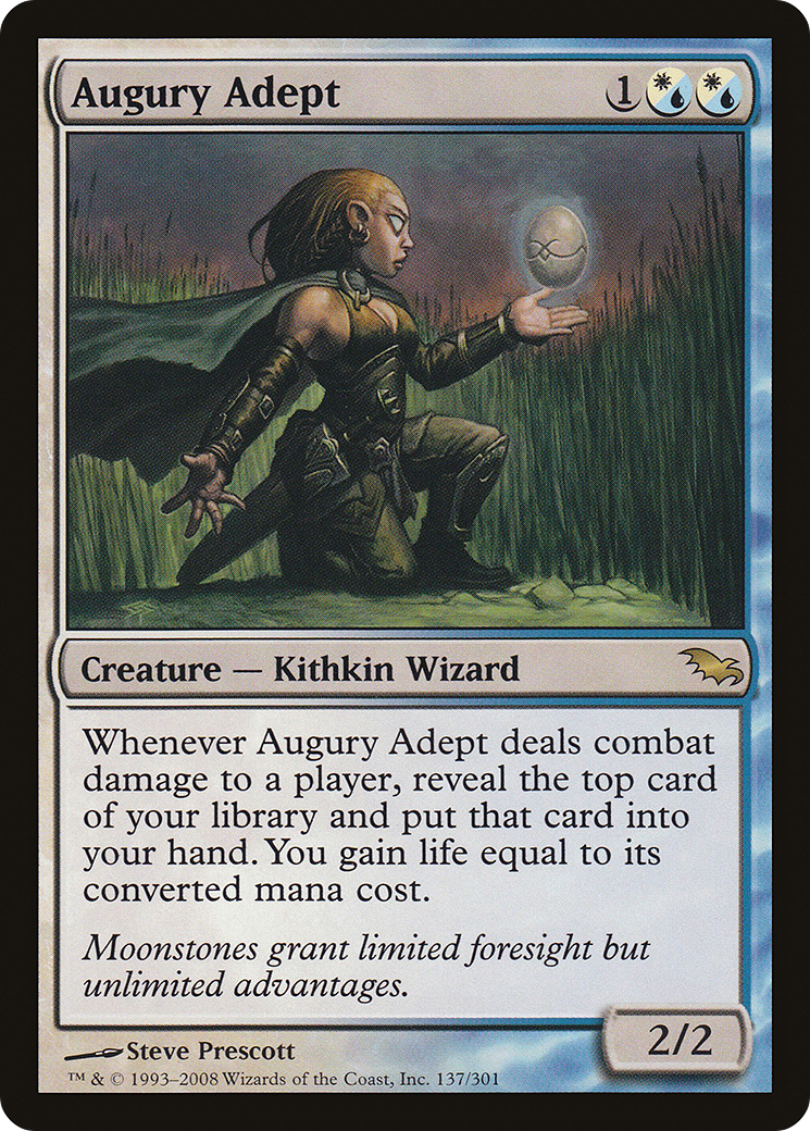 Augury Adept (SHM-137) - Shadowmoor Foil
