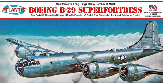 Atlantis Models 208 1/120 WWII B29 Superfortress Long Range Heavy Bomber (former