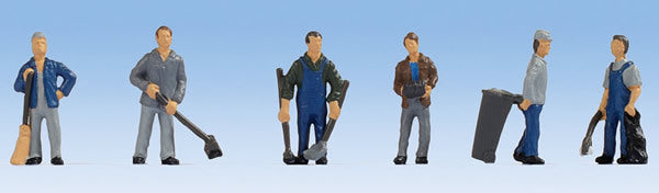Noch 36116 N Scale Groundskeepers - Caretakers -- pkg(6) - Golden Apple Comics