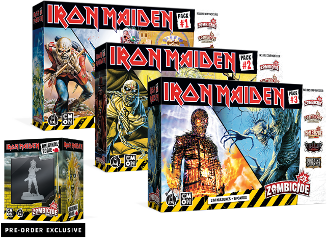 Zombicide: Iron Maiden Character Packs - Bundle of the Beast | Golden ...