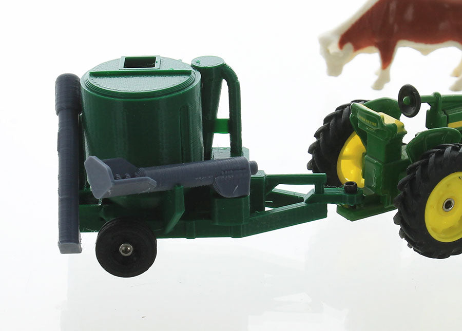 3D To Scale 64-354-GR 1/64 – Grinder/Mixer Green Removable Augers Model
