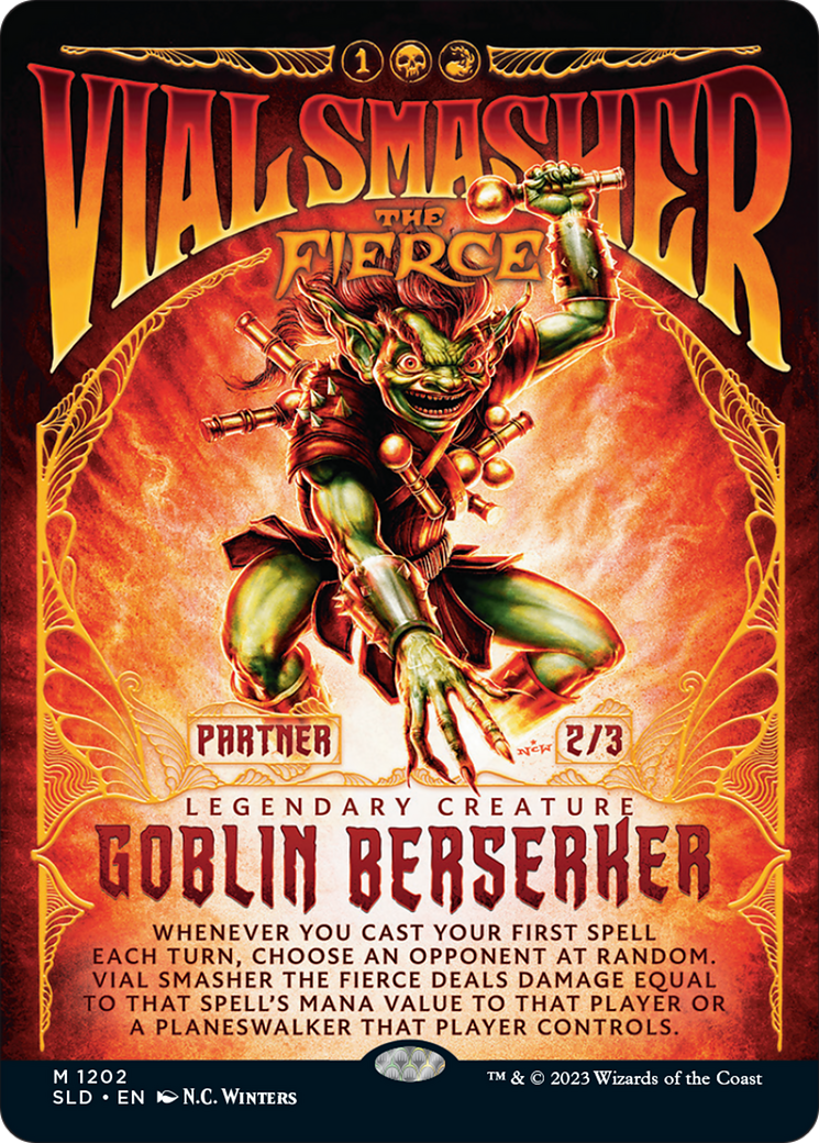 Vial Smasher the Fierce (SLD-1202) - Secret Lair Drop (Borderless) Foil