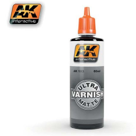 AK Interactive 183 Ultra Matte Acrylic Varnish 60ml Bottle