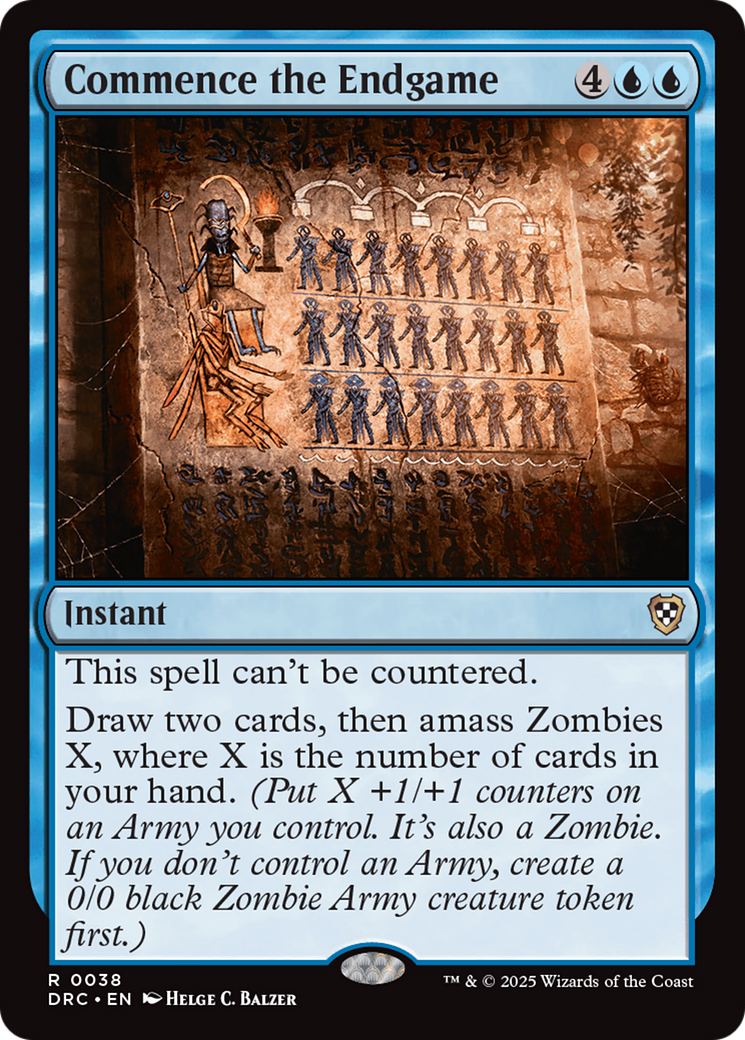 Commence the Endgame (DRC-038) - Commander: Aetherdrift