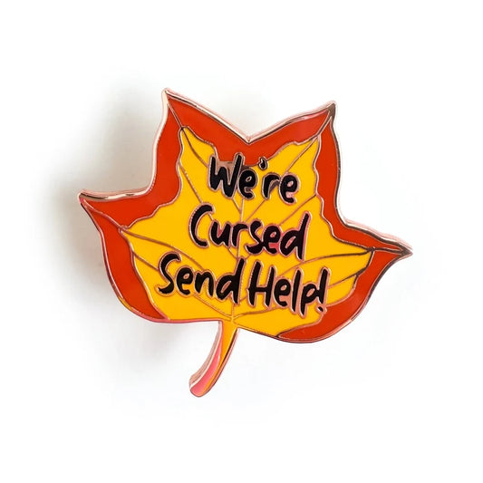 Verity Vox Enamel Pin - Leaf - We're Cursed - Golden Apple Comics