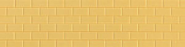 Preiser 19608 HO Scale Long Rectangular Tile Flooring or Wall -- Sand 3-3/4 x 3-