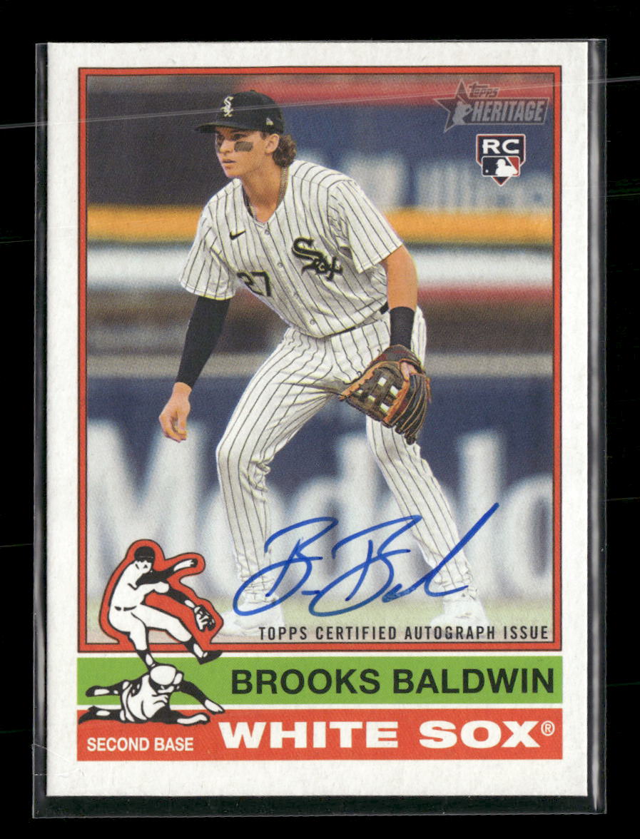 2025 Topps Heritage Real One Autographs Brooks Baldwin Auto #ROA-BBA - Golden Apple Comics