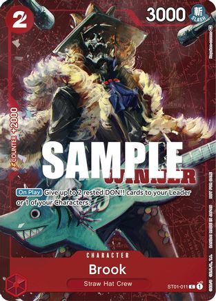 Brook (Winner Pack Vol. 4) (ST01-011) - One Piece Promotion Cards Foil - Golden Apple Comics