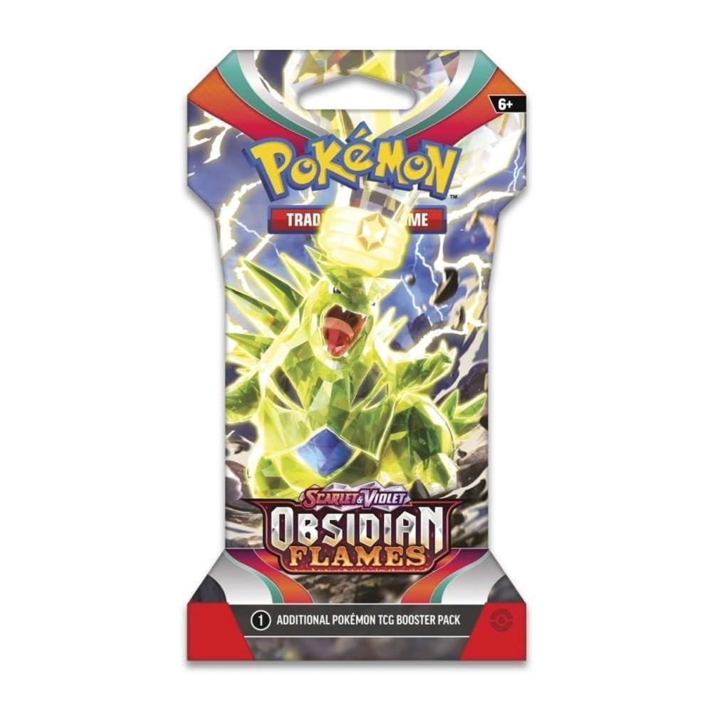 Pokemon Scarlet & Violet Obsidian Flames | 8 Sleeved Boosters Packs