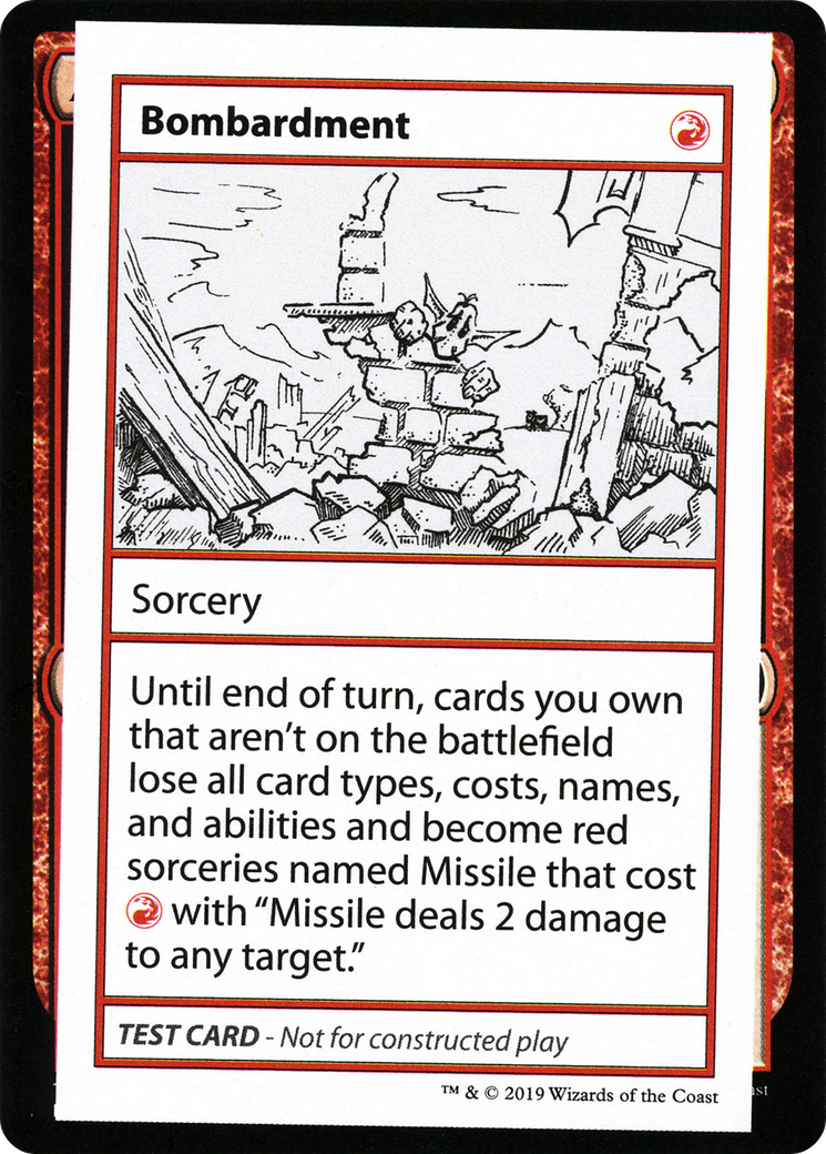 Bombardment (CMB1-) - Mystery Booster Playtest Cards 2021
