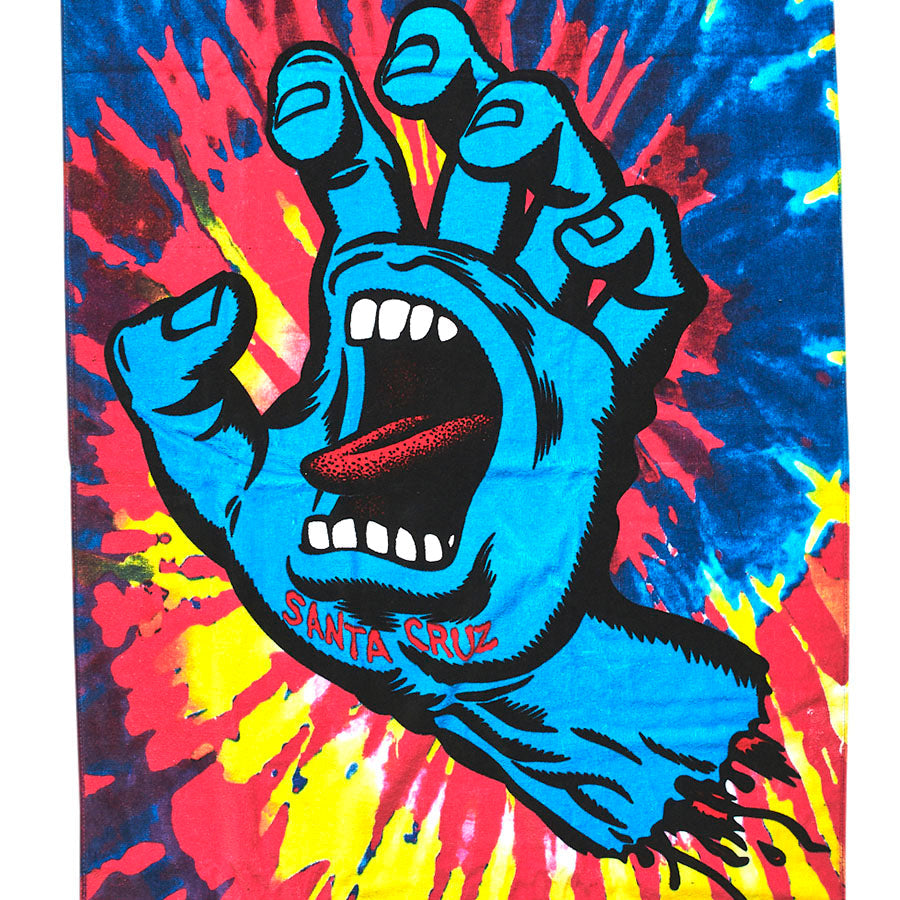 Santa Cruz Screaming Hand 32 1/2" X 64" Beach Towel