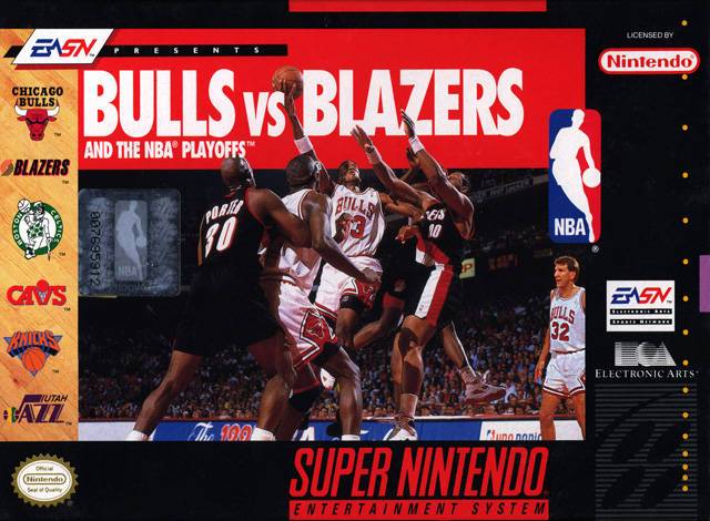 Bulls Vs Blazers and the NBA Playoffs (Super Nintendo)