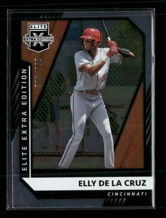 2021 Panini Elite Extra Edition Elly De La Cruz #/999 #163 - Golden Apple Comics