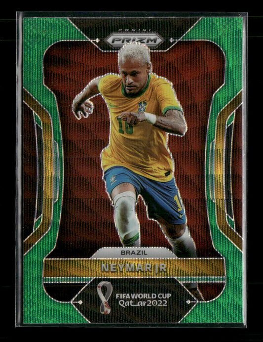 2022 Panini Prizm FIFA World Cup Green Wave Neymar Jr #32 - Golden Apple Comics