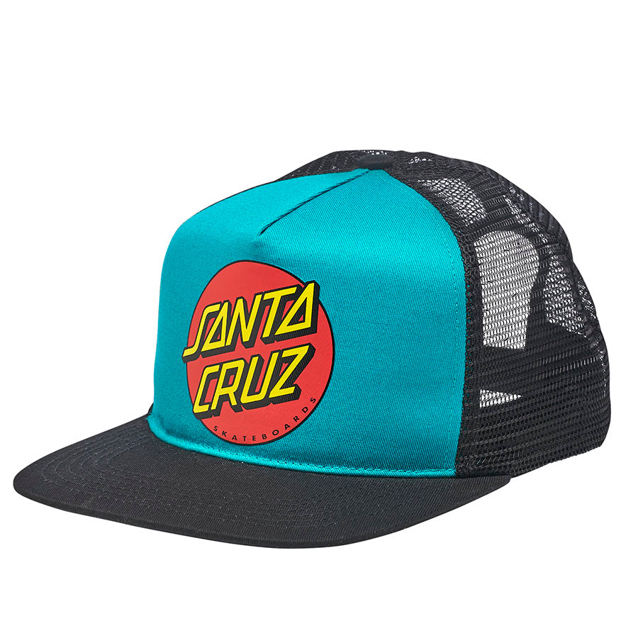 Santa Cruz Classic Dot Mesh Trucker High Profile Mens Hat