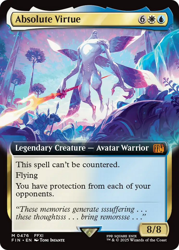 Absolute Virtue (FIN-476) - FINAL FANTASY: (Extended Art) Foil