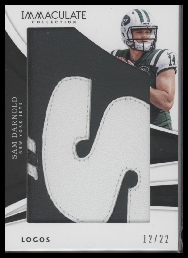 2018 Panini Immaculate Collection Immaculate Logos Sam Darnold #/22 #IM-6 - Golden Apple Comics