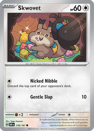 Skwovet 178/197 - SV03 Obsidian Flames