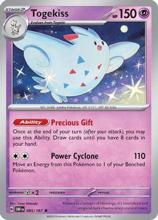 Togekiss 085/197 - SV03 Obsidian Flames - Golden Apple Comics