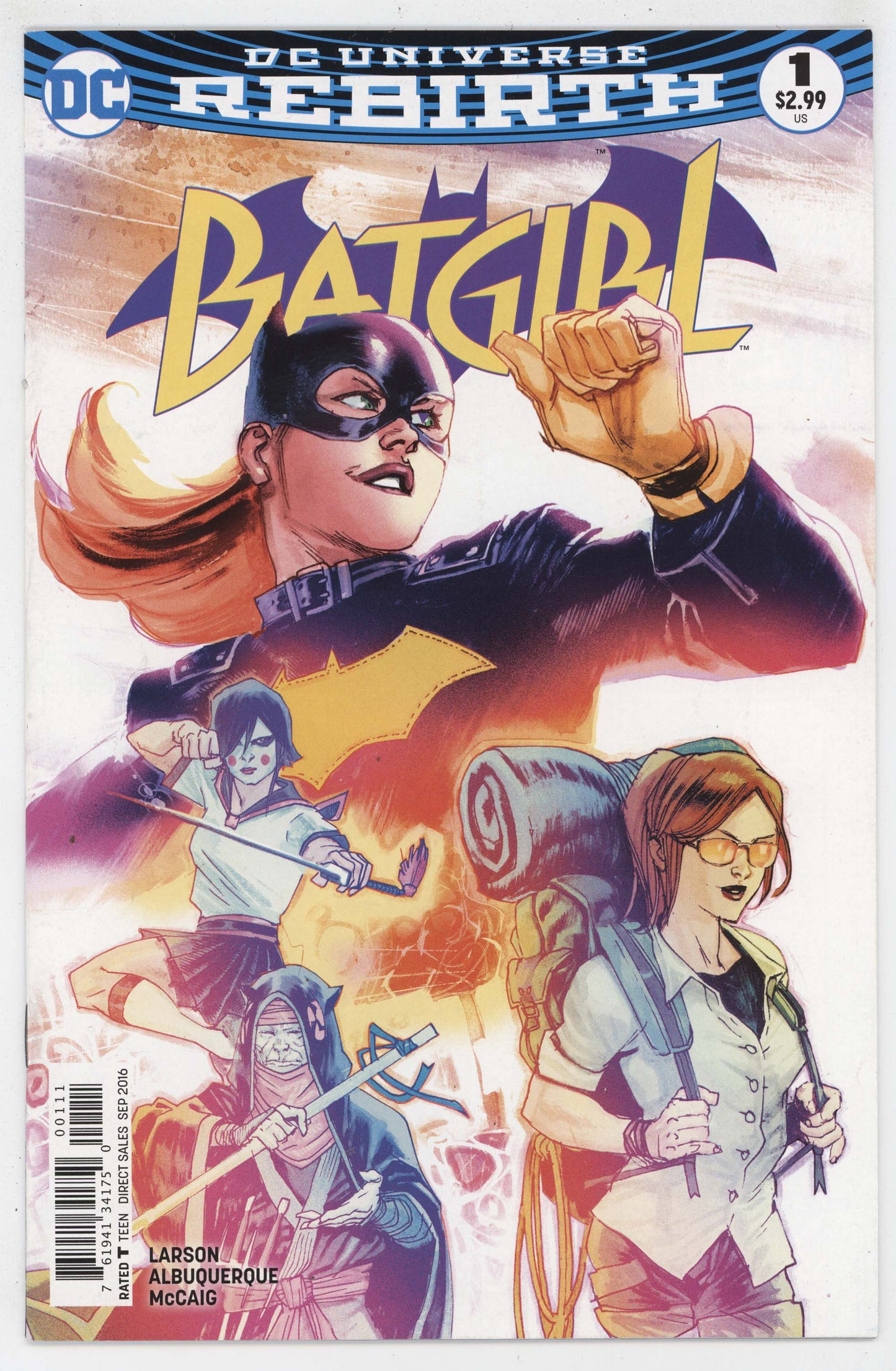 Batgirl 1 A DC 2016 NM- 9.2 Rebirth Rafael Albuquerque Hope Larson GGA