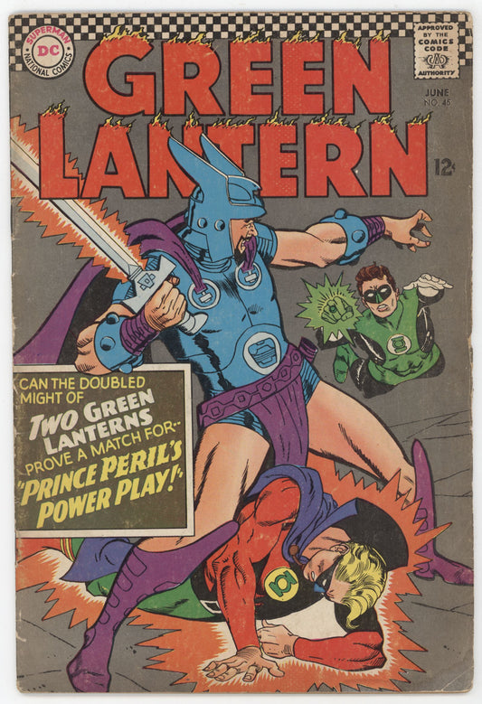 Green Lantern 45 DC 1966 VG Golden Age Alan Scott Gil Kane