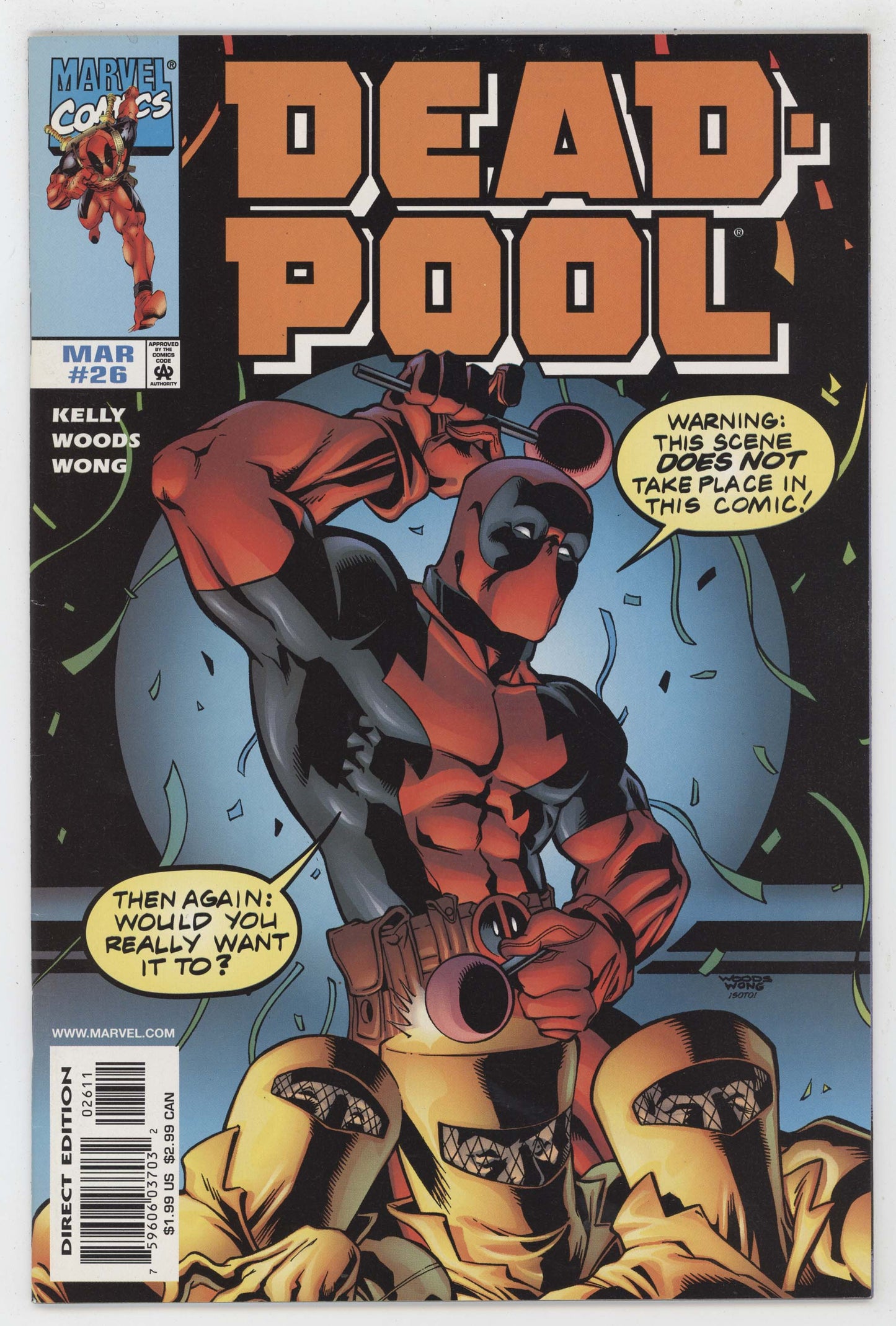 Deadpool 26 Marvel 1999 NM Joe Kelly 1st Mercedes Wilson