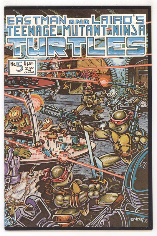 Teenage Mutant Ninja Turtles 5 Mirage 1986 VF NM 1st Print Kevin Eastman TMNT