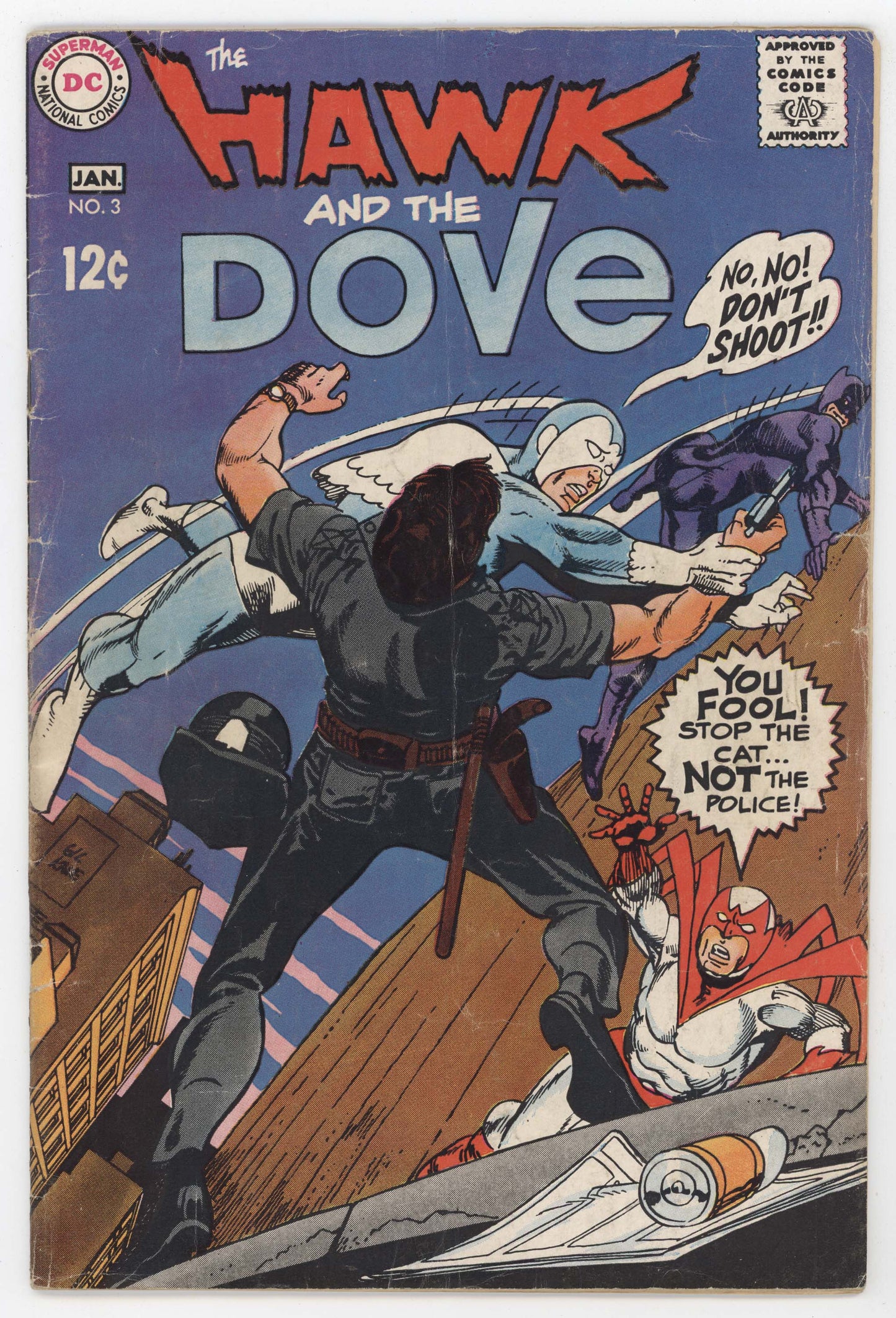 Hawk And The Dove 3 DC 1969 VG Gil Kane Steve Skeates