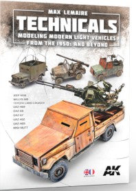 AK Interactive 130004 Technicals Modeling Modern Light Vehicles from 1950s & Bey