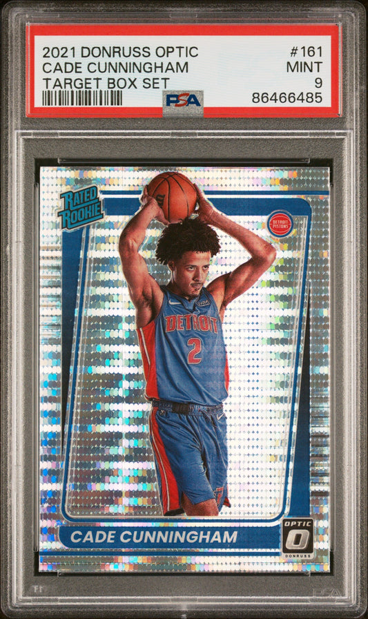 2021 Panini Donruss Optic Target Box Set Cade Cunningham 9 PSA #161 - Golden Apple Comics